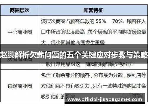 赵鹏解析欠薪问题的五个关键应对步骤与策略
